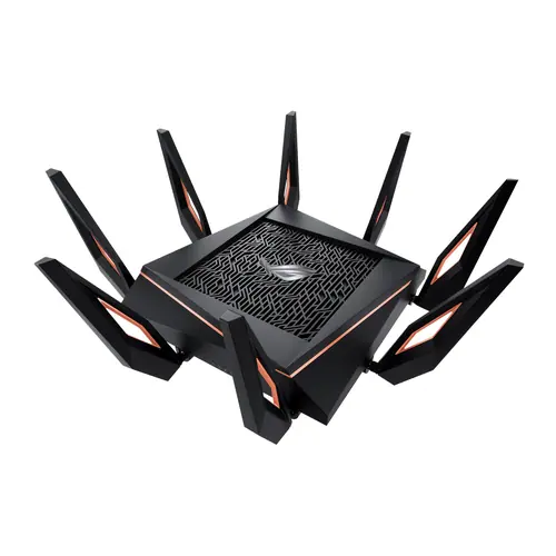ASUS Rapture GT-AX11000 router wireless Gigabit Ethernet Banda tripla (2.4 GHz/5 GHz/5 GHz) Nero