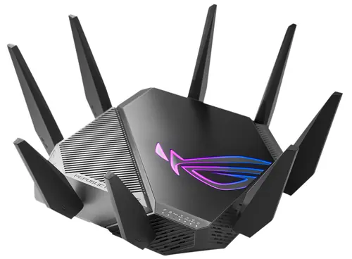 ASUS GT-AXE11000 router wireless Gigabit Ethernet Tri-band (2,4 GHz/5 GHz/6 GHz) Nero