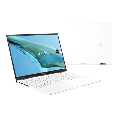 ASUS ZenBook S 13 Flip OLED UP5302ZA-LX207W Ibrido (2 in 1) 33,8 cm (13.3") Touch screen 2.8K Intel® Core™ i7-1260P 16 GB LPDDR5-SDRAM 1 TB SSD Wi-Fi 6E (802.11ax) Windows 11 Home Bianco