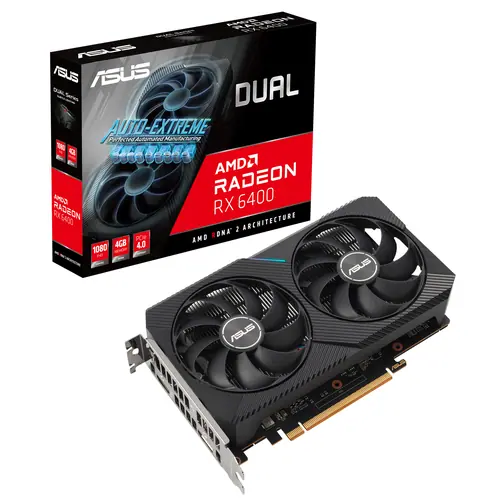 ASUS Dual-RX6400-4G AMD Radeon RX 6400 4 GB GDDR6