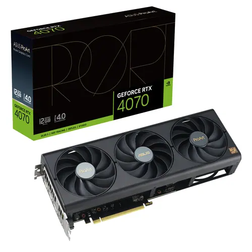 ASUS PROART-RTX4070-O12G NVIDIA GeForce RTX 4070 12 GB GDDR6X